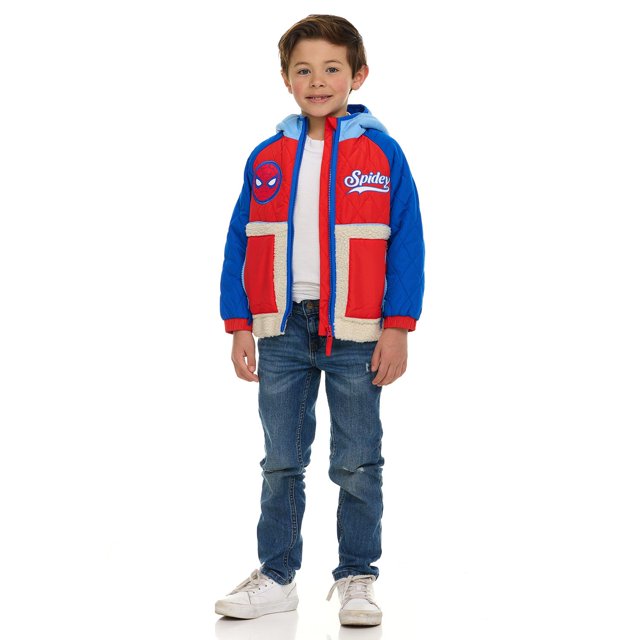 Free Country Boys' Brick Fleece Hoodie Jacket - Lightweight, Zipper Chest Pocket, For Cool Weather