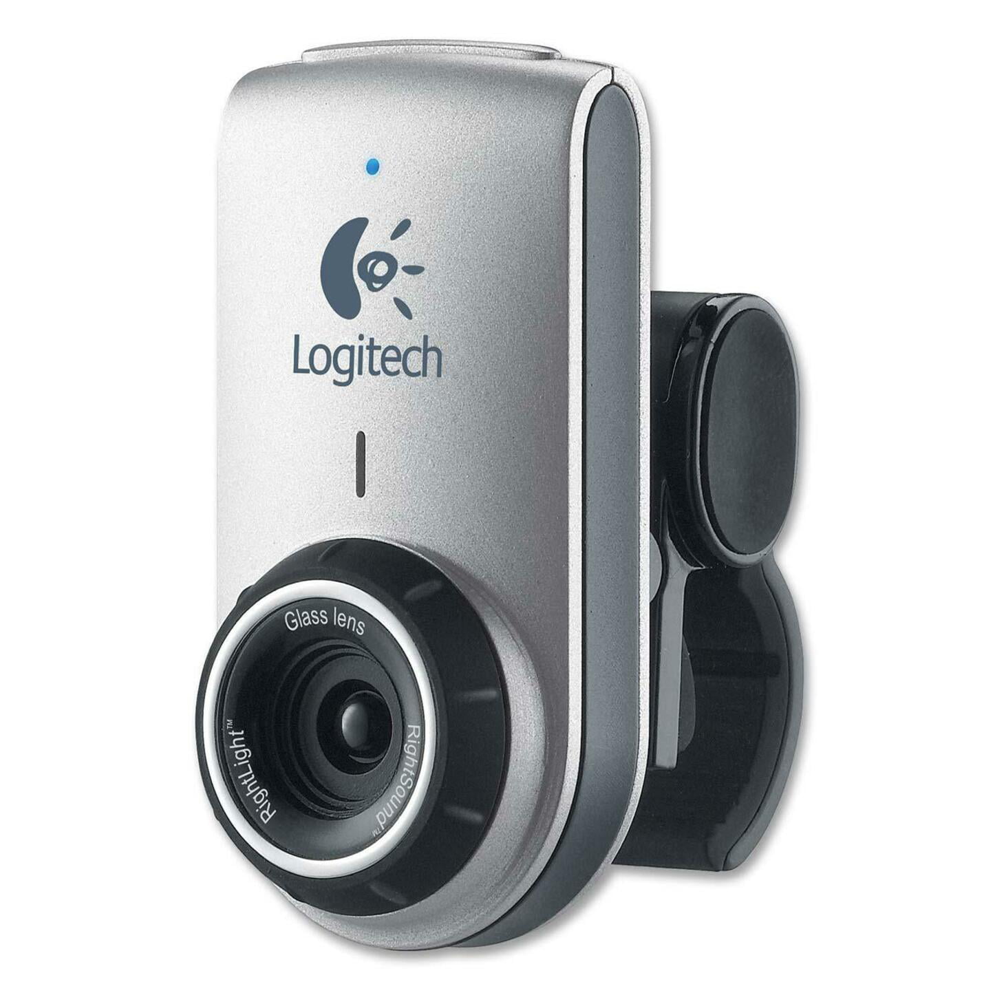 Dømme Tredive binde Logitech QuickCam Webcam, 1.3 Megapixel, 30 fps, Silver, Black, USB -  Walmart.com