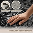 thumbnail image 6 of ODIKA Snake Astrology Occult Florals Divination Mushroom Gothic Boho Refined for Home Office, Gaming Room, Under Desk, Non-Slip Chair-Friendly, 6 of 7