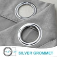 thumbnail image 5 of Eurhowing Outdoor Curtains for Patio Waterproof, Privacy & UV Protection Curtains with Grommet, Outside Curtains for Porch, Gazebo, Backyard, 1 Panel, 52x94 inch, Light Gray, 5 of 10