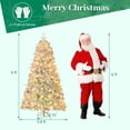 thumbnail image 3 of Costway 6 FT Pre-lit Artificial Christmas Tree with 599 Branch Tips & 250 LED Lights for Party, 3 of 10