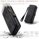 thumbnail image 5 of Funda para Samsung A55, tarjetero a prueba de golpes, magnética, 2 en 1, con cremallera desmontable, funda tipo cartera para Samsung Galaxy A55 5G, de cuero TPU antiarañazos, 5 of 8