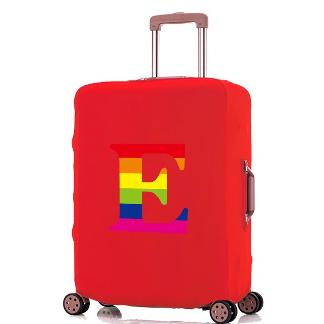 Travel Luggage Covers Suitcase Cover Protector Reusable Washable 18-32inch Rainbow Printed Pattern Series Travel Accessories 8rainbow E L