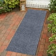 thumbnail image 2 of Custom Size Hallway Runner Rug Gray Color 26 or 31 inch Wide Select Your Length Non-Slip (Skid Resistance) Rubber Backing Trellis French Design, 2 of 5