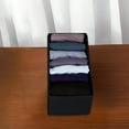 thumbnail image 2 of Black Black Medium Heavy Duty Foldable Clothes Storage Bag Reinforced Handling Container For Home Dorm Travel Moving Reusable Storage #9832Z, 2 of 6