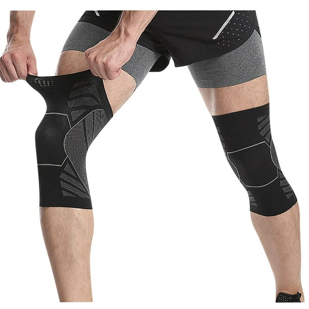Protector de piernas deportivo para hombres y mujeres, rodilleras de presión de punto, Protector de rodilla para piernas largas para montar al aire libre Wmkox8yii jkg7082