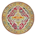 thumbnail image 3 of Unique Loom Vita Collection Area Rug - Haring (8' Round Multi/Gray), 3 of 7