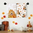 thumbnail image 2 of 4 Pcs Fall Dogs Kitchen Towel, 100% Cotton Thanksgiving Maple Leaf Dish Towel 26"x18", Housewarming Gifts Holiday Decorative Tea Towels for Dining Home, 2 of 5