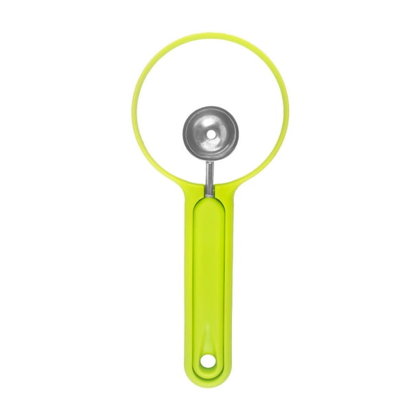 Fiudx Cucharas de Acero Inoxidable, Elegante Juego de Herramientas para Extraer Fruta, Fácil Extracción de Pulpa, Versátiles Sacabolas de Melón, Divertido Juego de Cocina, Perfecto para El Entretenim