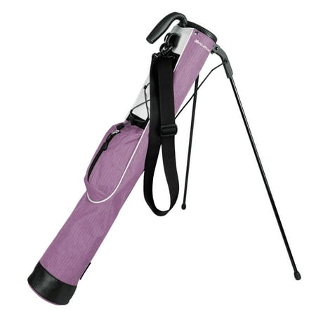 Orlimar Pitch and Putt Golf Lightweight Stand Carry Bag  Plaid Poly Lilac Purple