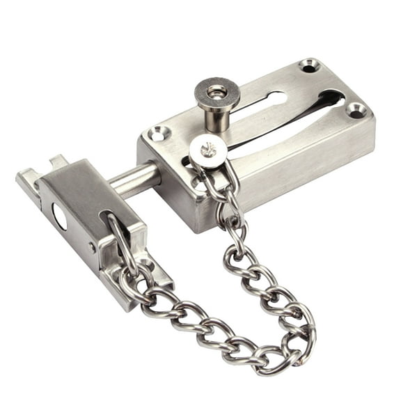 SEWCHICS Metal Door Security Chain Lock for Contemporary Home Decor 1Set
