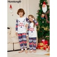 thumbnail image 4 of Conjuntos de pijamas de Navidad a juego para la familia, conjuntos de ropa a juego para madre, padre y niños, ropa de dormir navideña de caribú de Feliz Navidad, 4 of 4