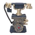 thumbnail image 1 of Teléfono fijo retro para una decoración elegante del hogar, teléfono vintage con decoración única, encanto antiguo con acento de escritorio, 1 of 8