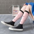 thumbnail image 5 of Daiia Sports Socks Pig Polka Dot Printed Novelty Crew Socks for Men Women Knee High Socks Cotton Socks Soft & Breathable Support Unisex Socks, 5 of 9
