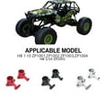thumbnail image 1 of maskred Alliage d'Aluminium 1/10 Moyeu de Direction Transporteur 2x Durable Blocs de Direction pour ZP1001 ZP1002 ZP1003 ZP1004 Rouge, 1 of 6