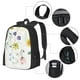thumbnail image 2 of Disketp Wildflowers Mochila Minimalista de Gran Capacidad, Mochila de Viaje para Escuela, Trabajo o Uso Diario, 2 of 6
