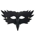 thumbnail image 1 of Máscara de Máscara de águila Máscara de graduación Novedad Máscara de media cara Cosplay para club Halloween Juego de rol Cumpleaños Boda Negro, 1 of 8