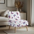 thumbnail image 3 of HELLHERO Friendly for Pets Armless Accent Chair Protector for Home, Dustproof Armless Accent Chair Cover, Colorful Butterflies, 3 of 8