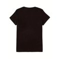 thumbnail image 3 of Plus Size Casual Crew Neck T-Shirt with "There is Power in the Name of Jesus" Print - Soft Cotton Knit, Short Sleeve, Relaxed Fit for Women, 3 of 6