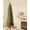 7.5FT PreLit & Red Berries, variant on OasisCraft 6.5FT Prelit Slim Christmas Tree - Pine Tree with 250 Clear Lights, Pine Cones, and Red Berries for Festive Holiday Decor Metal Stand