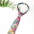 thumbnail image 2 of Spring Notion Boys' Cotton Floral Skinny Zipper Tie, 2 of 4
