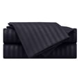 thumbnail image 2 of RV 42x80 Sheets easy to fit in RV-mattress upto 15 Inch Stripe Navy Blue 1800 Series Brushed Microfiber RV Camper Sheet Set, 2 of 4