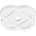 thumbnail image 4 of Ekena Millwork CMP14CE-02000 14 in. OD x 2 in. ID Square Charlotte Architectural Grade PVC Contemporary Ceiling Medallion, 4 of 4