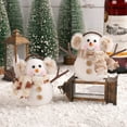 thumbnail image 6 of Christmas Snowman Decorations, LED Lighting Snowman Tabletop Figurine, Light-Up Snowman Christmas Decoration, Battery Operated Xmas Gifts Winter Tabletop Ornaments Dinner Party Supplies, 6 of 6