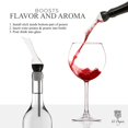 thumbnail image 2 of Set enfriador de vino de acero inoxidable de 12 grados con bomba y tapón, 2 of 9