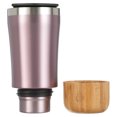 thumbnail image 6 of TAL Stainless Steel Bamboo Tumbler Water Bottle 16 fl oz, Pink, 6 of 10