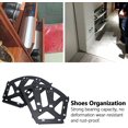 thumbnail image 2 of Flip Turn Rack，Shoes Shoe Cabinet Tilting Rack Black Furniture Accessory Cabinet Hardware To Transform Shoe Racks Three Layers, 2 of 4