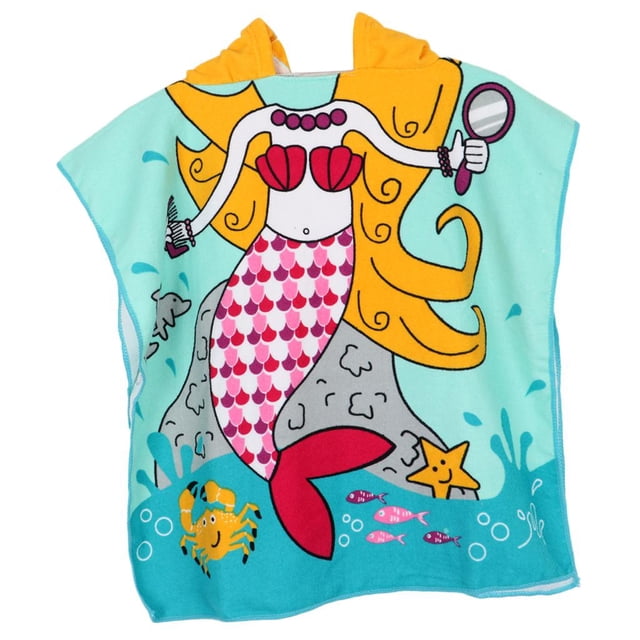 Toalla De Baño De Playa Con Capucha Para Pequeños - Toalla De Playa Suave Para Bebés Ropa De Baño Para Poncho Cape Para Regalo Baoblaze Kids Surf Changing Robe