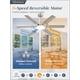 thumbnail image 3 of Ventilador de Techo Fanbulous 132 cm con Luz LED y Control Remoto de 6 Velocidades, 3 of 9