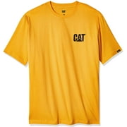 Caterpillar Mens Trademark T-Shirt Regular and Big Tall Sizes X-Large Yellow
