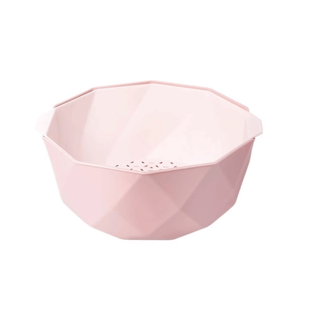 Plato de fruta con colador, plato decorativo doble, lavavajillas doméstico, plato de aperitivos, plato de caramelo, plato de fruta