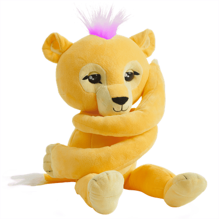 Fingerlings HUGS - Sam (Yellow) - Interactive Plush Lion