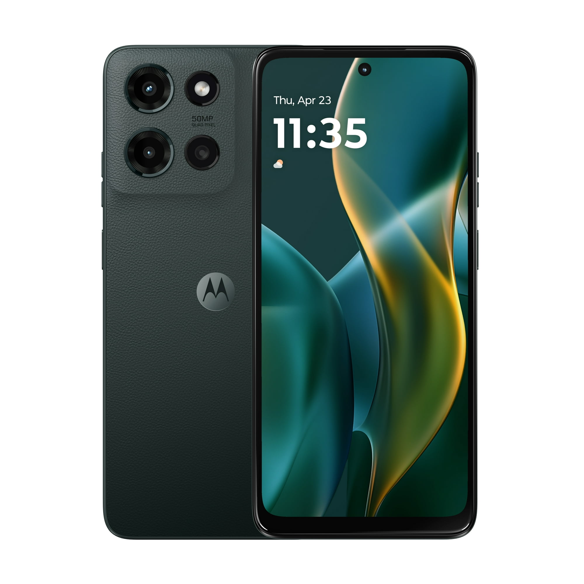 Moto G 2025 128GB Smartphone (Unlocked), Forest Gray