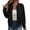 Black, variant on Fashion Jacket for Women Textured Knit Full Zip Up Cardigans Hip Hop Lightweight Streetwear Varsity Baseball Track Jackets Beige S