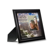 Memorial Gifts Picture Frames, Bereavement Gifts for Sympathy Gift Baskets or Condolence Card, Loss of a Mother Sympathy Gifts, Loss of Father Gift, If Tears Could Build A Stairway Framed Poem, 6346B