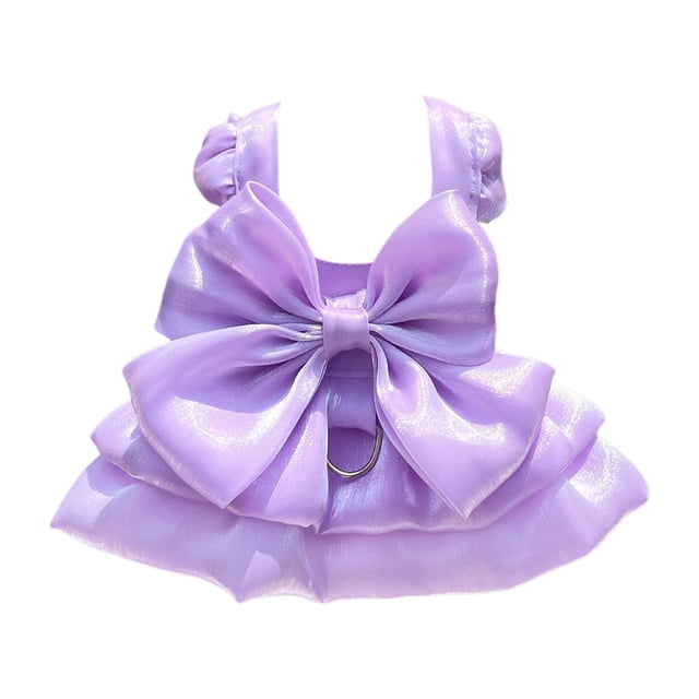 TIELUTT Dog Dress for Small Dogs Cat Bow Dress with D Ring Dog Girl Pet Clothes Rack Hanger Pet Clothes Hangers for Small Dogs Pet Clothes Hangers Small Pet Clothes Hangers and Rack Pet Clothes for C
