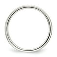 thumbnail image 3 of Auriga Fine Jewelry 925 Sterling Silver Wedding Band Ring Size 8 for Women, 3 of 4