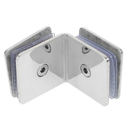 

NUOLUX Glass Clamp 90 Degree Railing Glass To Glass Clamp For Balustrade Pool Fence