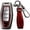 Red-long Keychain, variant on Key Fob Cover Compatible with Mitsubishi Outlander 2021-2024 Keychain Case Holder Protector,Black-Long keychain
