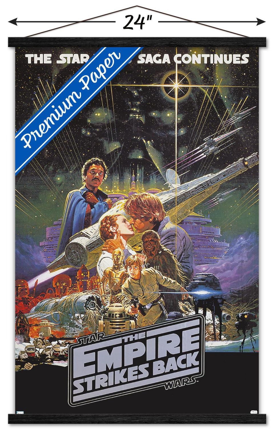 Star Wars: The Empire Strikes Back - Kiss One Sheet Wall Poster, 22.375" x 34"