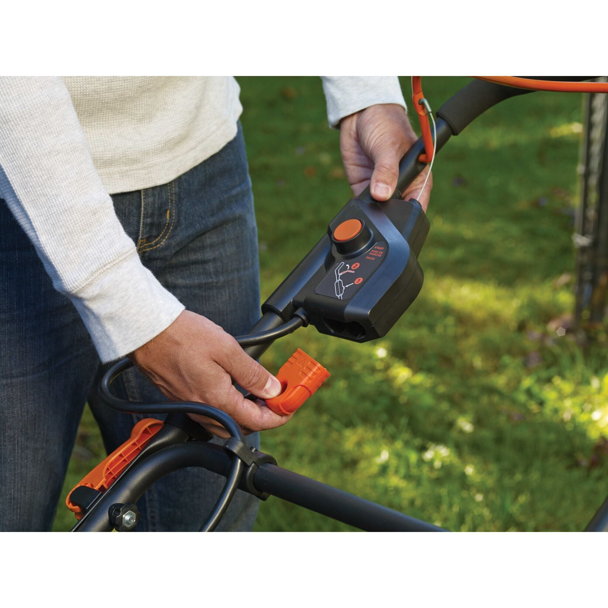 BLACK DECKER Electric Push Powered 40V MAX Cordless Lawn Mower Battery Charger Included CM2043C Walmart