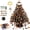 Brown, variant on Beaded Christmas Tree Kit with Lights, 2027 Upgraded DIY Handmade Mini 3D Crystal Bead Craft Set with Colorful Beads
