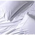 thumbnail image 3 of Abripedic 22 Inch Deep Pocket Solid White Queen 300TC Sheet Set, Breathable Crispy Soft Percale Bed Sheets, 3 of 4