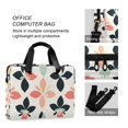 thumbnail image 4 of FORMRS 16" Laptop Bag Carrying Sleeve Case with Handle Travel Shoulder Briefcase, Black Retro Flower, 4 of 8
