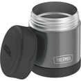 thumbnail image 5 of Thermos Vacuum Insulated Stainless Steel Food Jar, 10oz, Charcoal, 5 of 6
