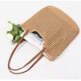 thumbnail image 6 of LinYooLi Straw Beach Bag Women Knit Wool Shoulder Bag Cute Hobo Bags Summer Beach Bag Work Travel Holiday Everything Tote Bag, 6 of 7